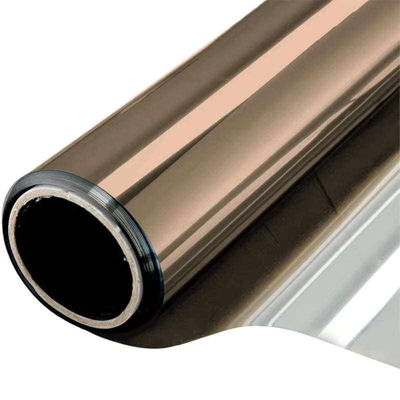Window Film One Way Mirror Film Daytime Privacy Static Non-Adhesive Decorative Heat Control anti UV Window Tint for Home