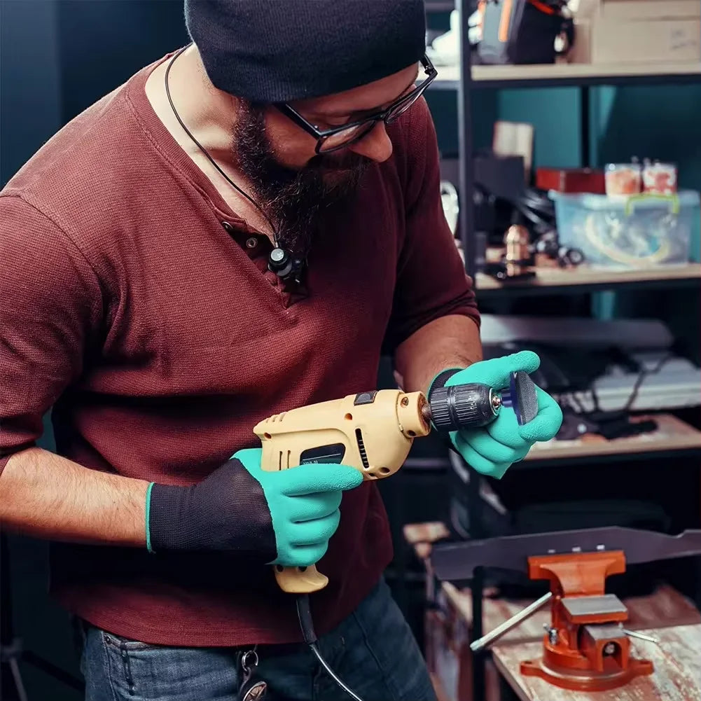 Sharpening Made Easy: Electric Lawn Mower Sharpener with Wear-Resistant Grinding Head and Whetstone Sander