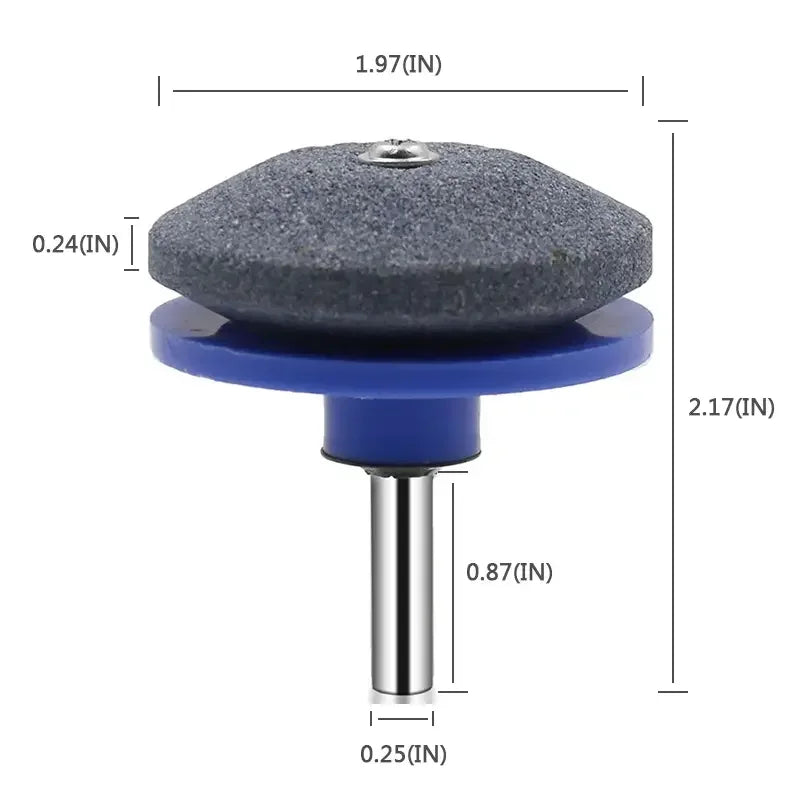 Sharpening Made Easy: Electric Lawn Mower Sharpener with Wear-Resistant Grinding Head and Whetstone Sander